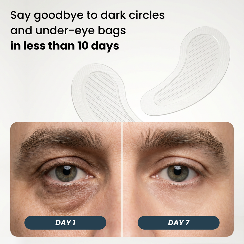 Under-Eye Microneedle Patches for Men