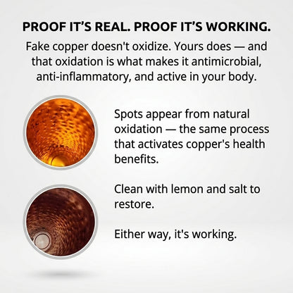 Pure Copper Water Bottle