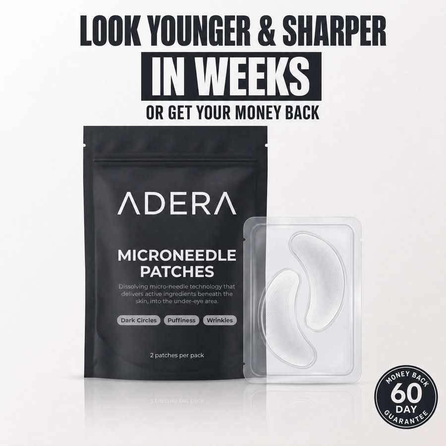 Under-Eye Microneedle Patches for Men