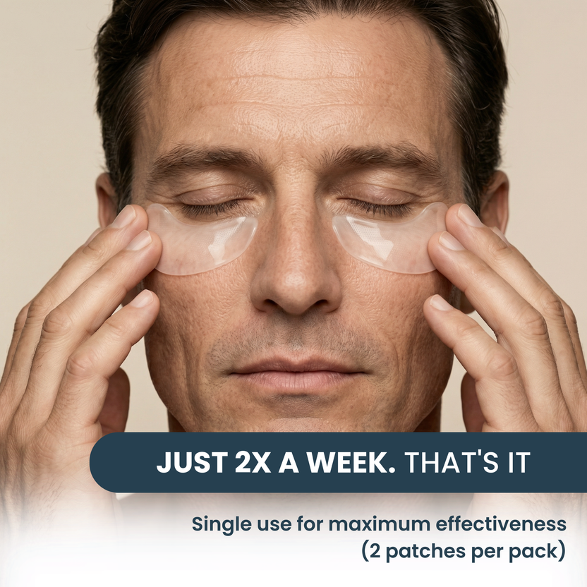 Under-Eye Microneedle Patches for Men